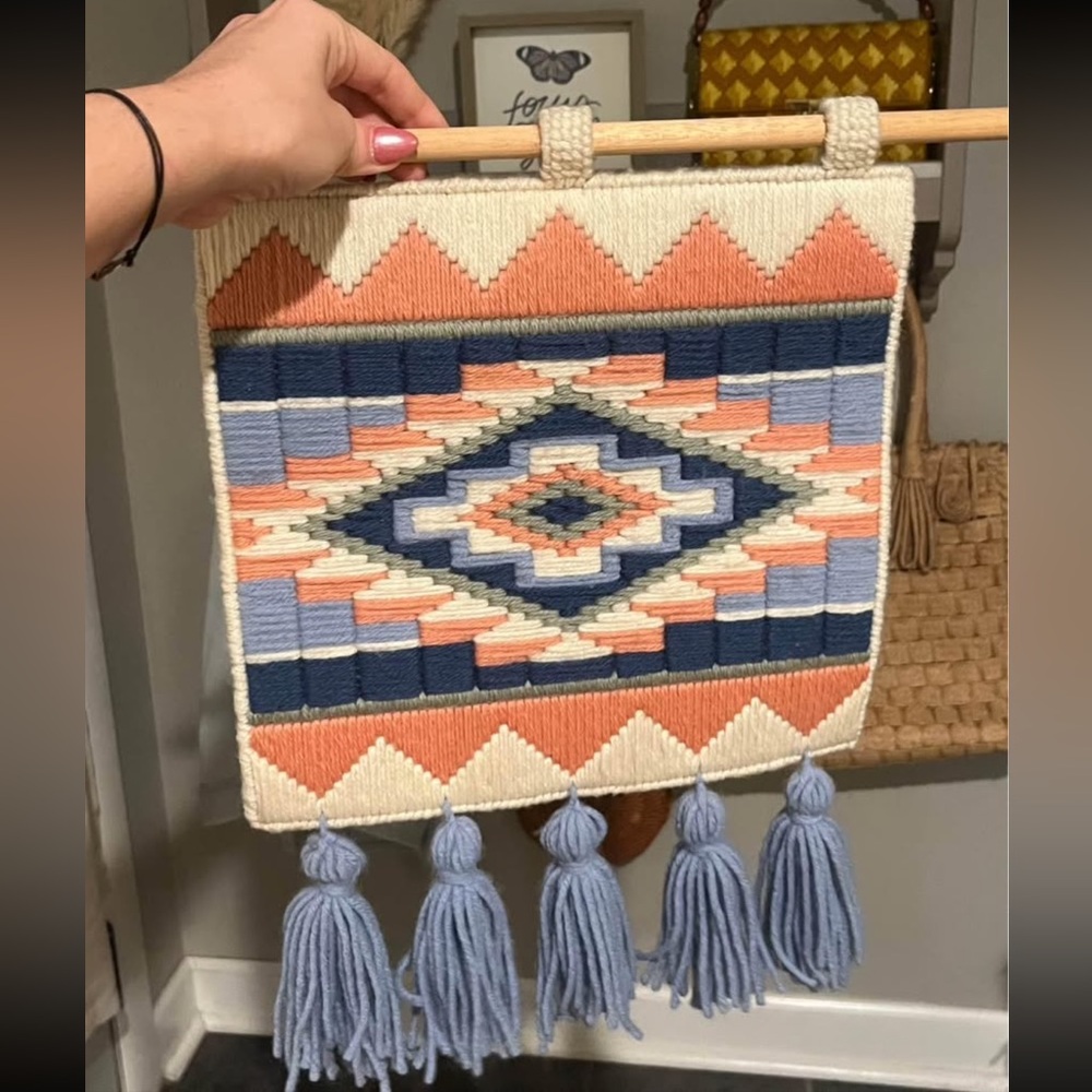 Aztec Vintage Tassel Wall Hanging